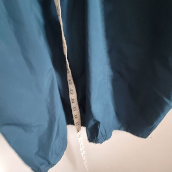 J.Jill Fit Blue Full Zip Hooded Windbreaker Rain Trench Coat Jacket Size XLT - Picture 3 of 8